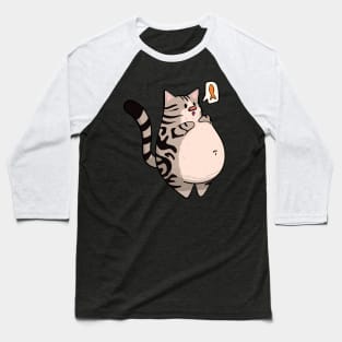 American Shorthair Chonky Cat Baseball T-Shirt